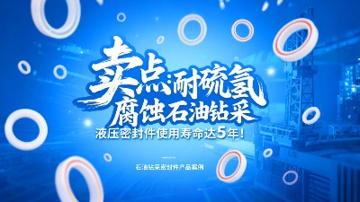 賣點(diǎn)?：耐硫化氫腐蝕！石油鉆采液壓密封圈使用壽命達(dá)5年！