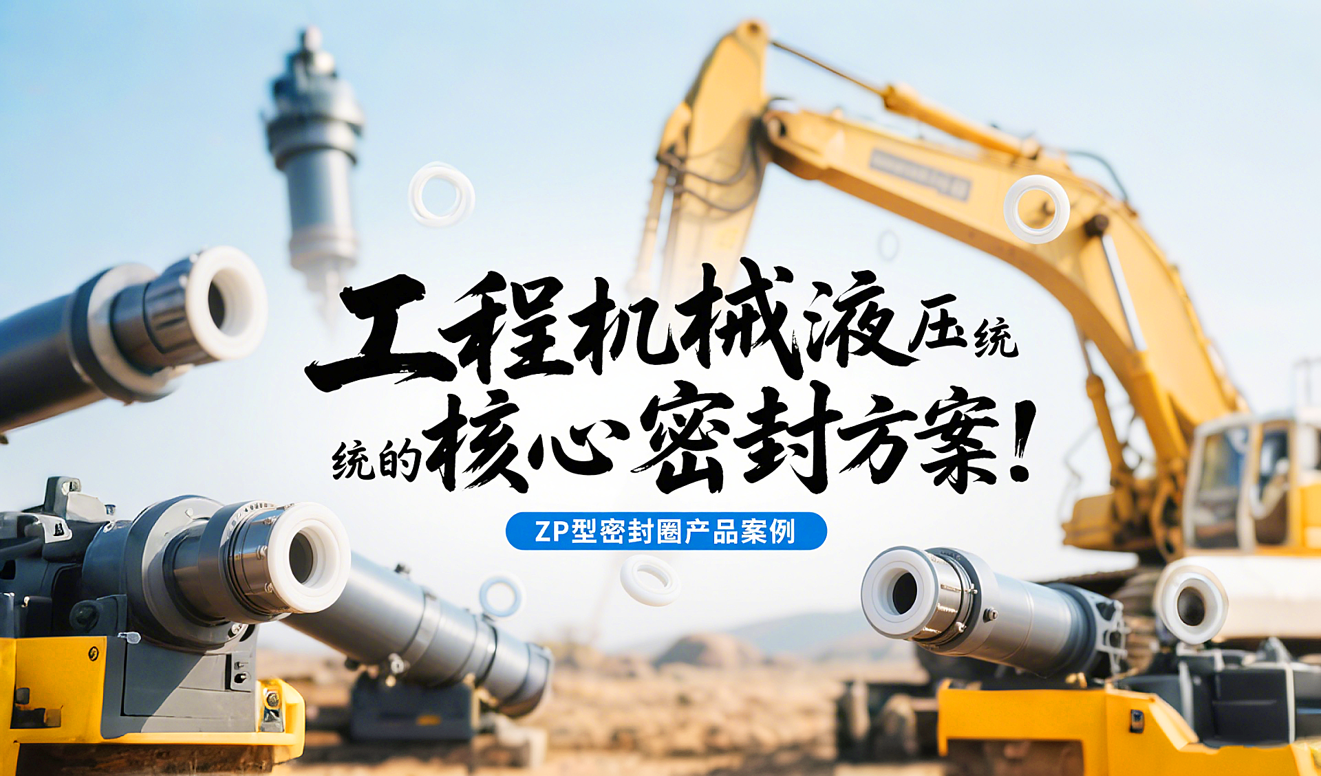 <i style='color:red'>zp型密封圈</i>：工程機(jī)械液壓系統(tǒng)的核心密封方案！