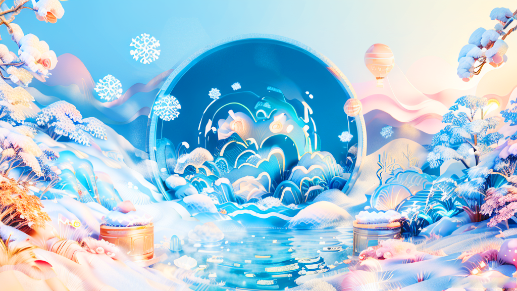 <i style='color:red'>大雪</i>節(jié)氣，家人圍坐的溫馨時刻【手機壁紙】