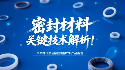 汽車打氣泵y型密封圈DYH產(chǎn)品案例 ? 密封材料改性關(guān)鍵技術(shù)解析！