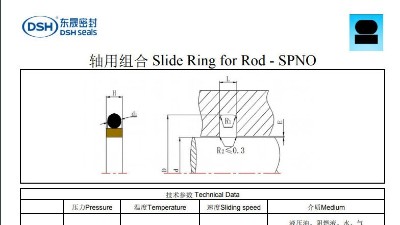 軸用組合密封圈規(guī)格尺寸表SPNO