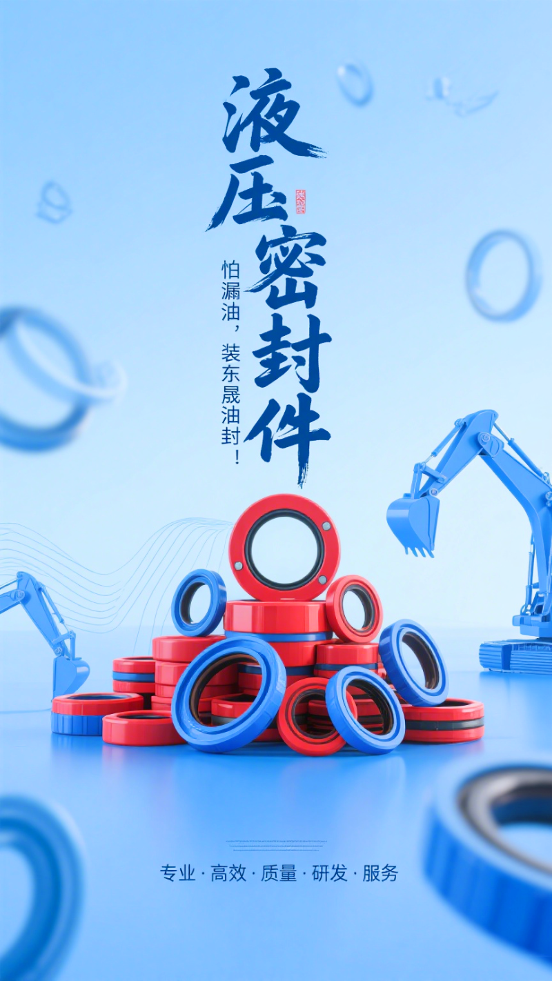液壓挖掘機(jī)動(dòng)臂無(wú)力密封件3