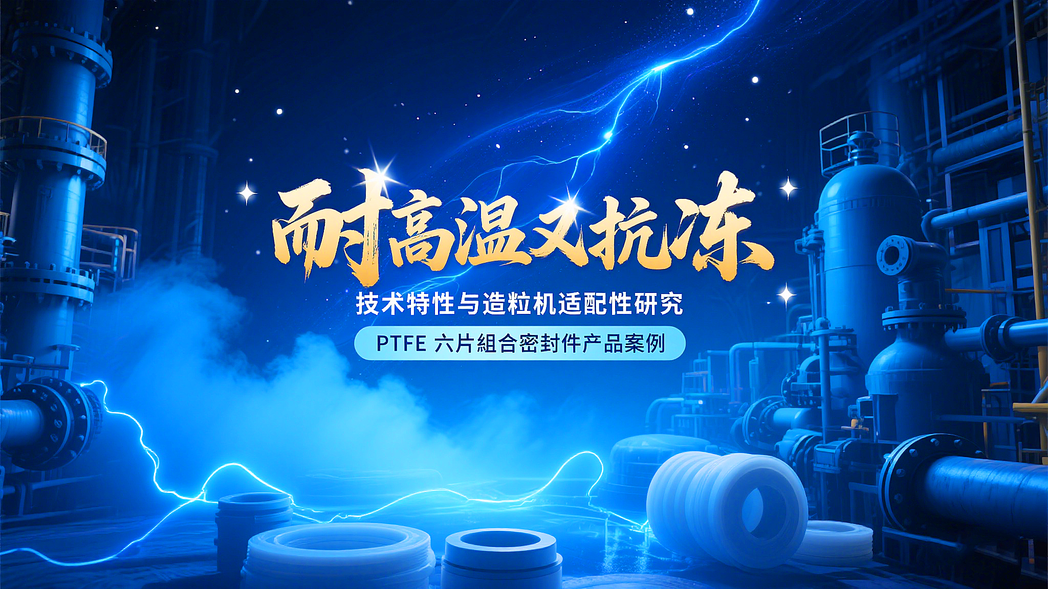 耐高溫又抗凍！PTFE六片<i style='color:red'>組合密封圈</i>丨技術(shù)特性與造粒機(jī)適配性研究！
